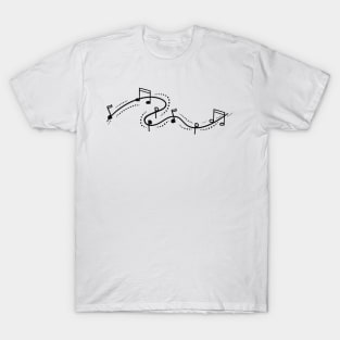 Melody musical notes T-Shirt